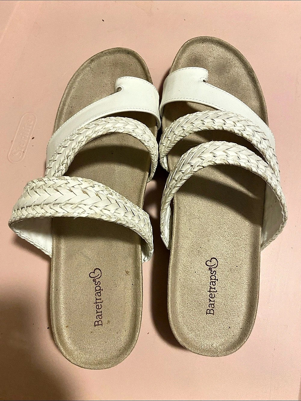 Baretraps Jonelle Slide Sandal Slide Sandals White US 10 M